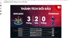 Soi Kèo Newcastle Vs Tottenham 3h00 Ngày 30/10: Vòng 4 Của Cúp Liên Đoàn Anh 10 Tình hình thi đấu của Newcastle vs Tottenham